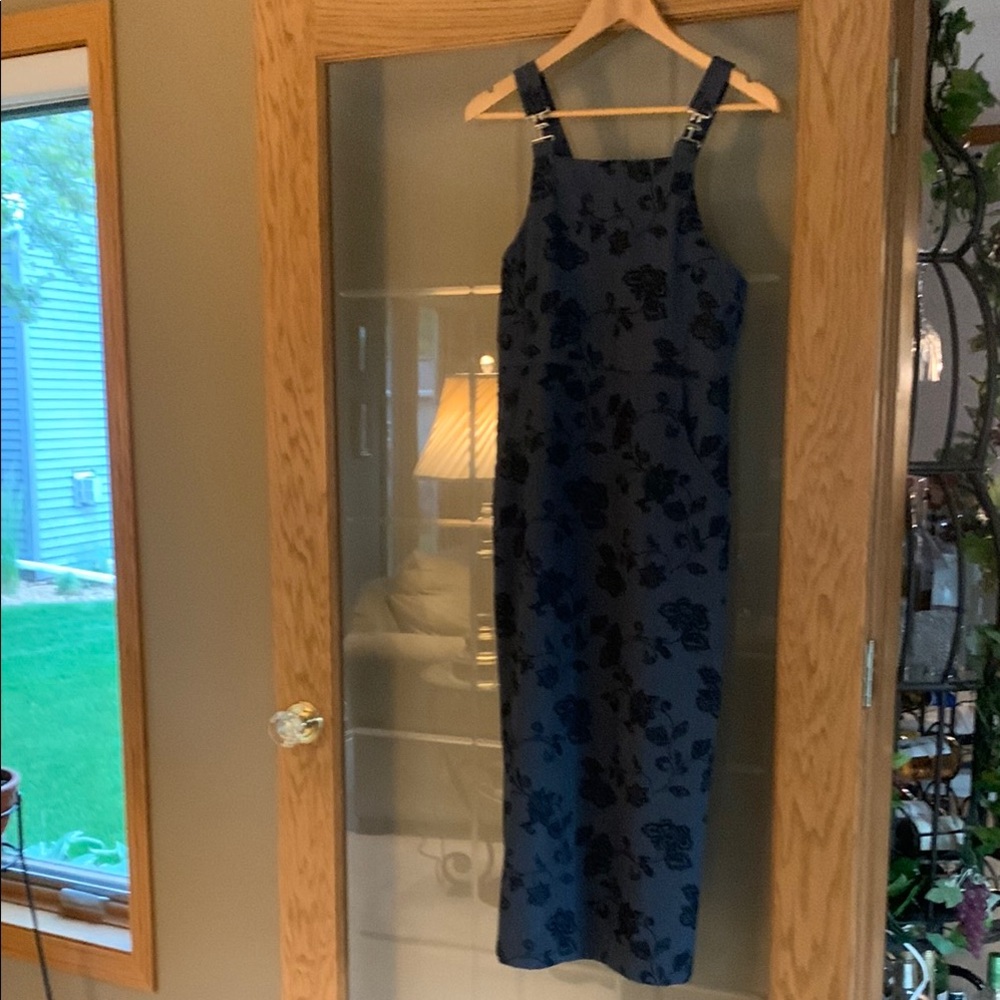 Talbots Black  Sleeveless Jumper Maxi Dress